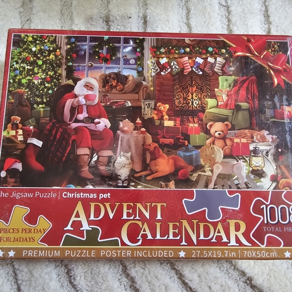 #40 Christmas Advent Calendar Jigsaw Puzzle - Picture 1 of 4